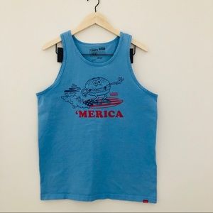 Vans Surfing Cheeseburger ‘Merica Tank Top